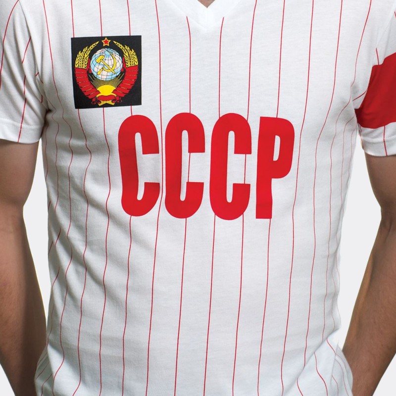 Футболка капитана сборной СССР 1982 белая