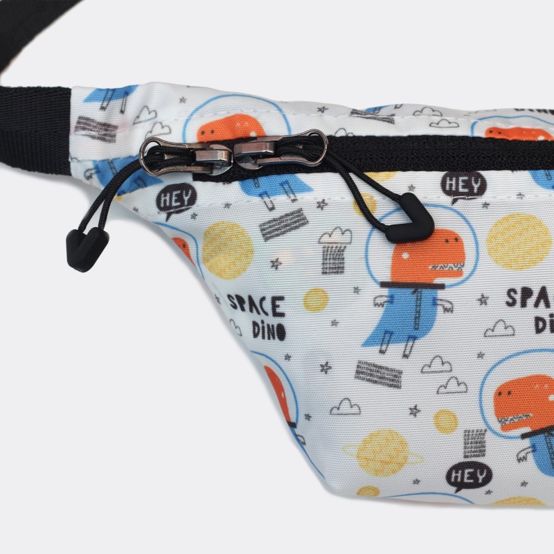 Детская сумка на пояс с принтом Space Dino