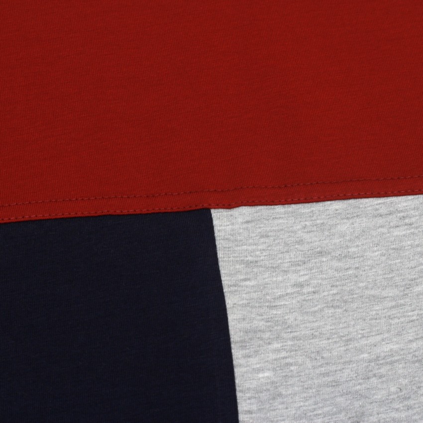 Футболка Tricolor block - Red / Navy / Grey
