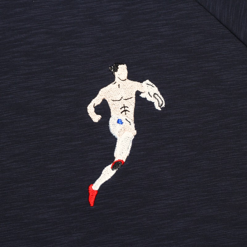 Футболка с вышивкой Ibrahimovic | LA Galaxy темно-синий меланж